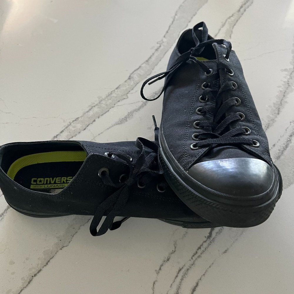 Converse 2.0 low black pre-owned size 14